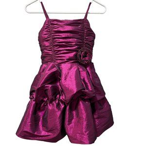 Dorissa Girls Size 10 Pink Ruffled Tulle Skirt Special Occasion Dress